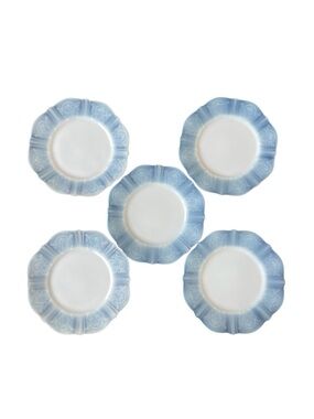 5 American Sweetheart Monax (White) collection by MacBeth-Evans 6 Inch Plates